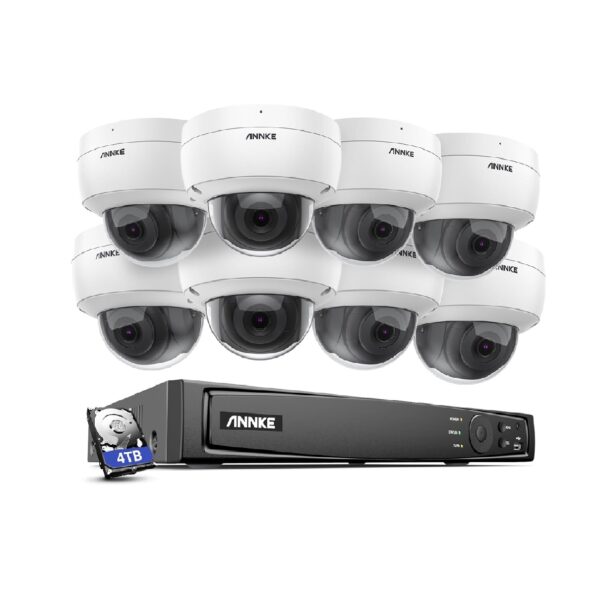ANNKE 16CH+8 PoE IP 8MP-4TB Security Camera System