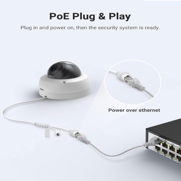 ANNKE  16CH+8 PoE IP 8MP-4TB Security Camera System Plug and Play