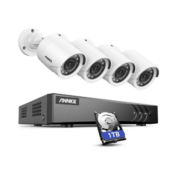 ANNKE E200 8CH AI DVR+4 Camera